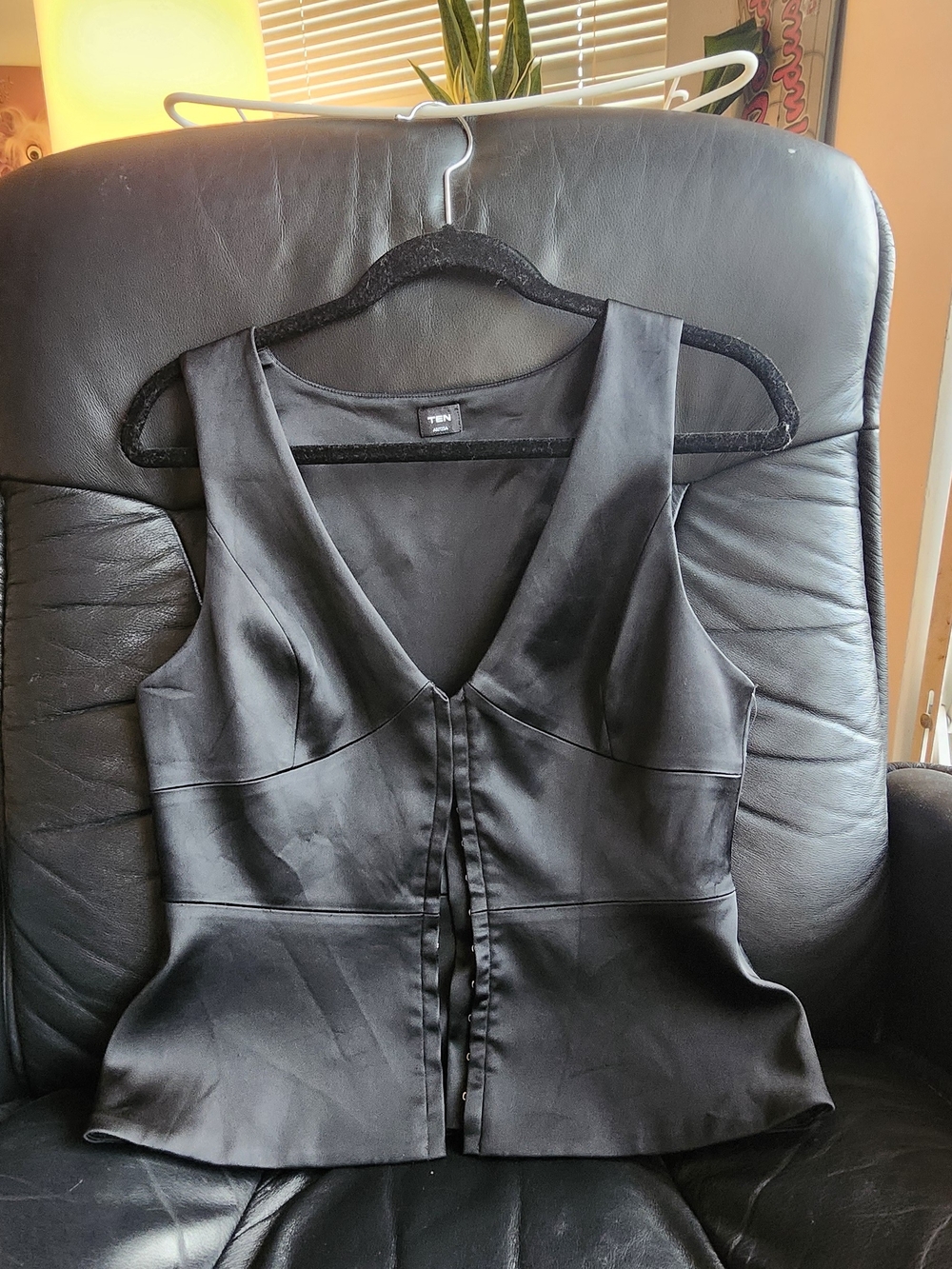 Aritzia Ten Satin Corset Top